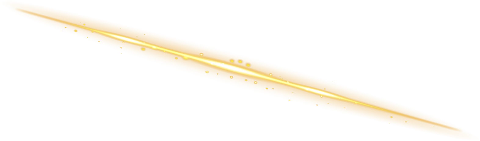 Gold Lens Flare Line